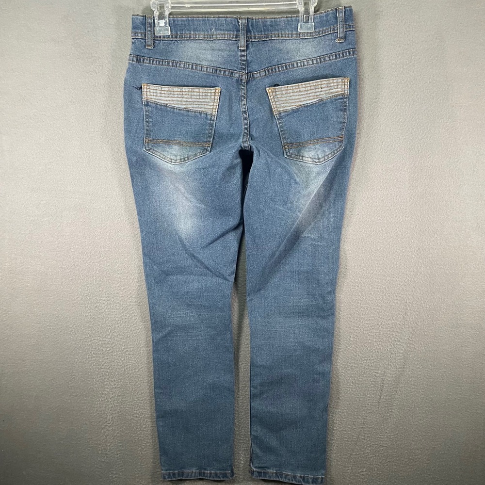 pd&c Mens‎ Flex Stretch Jeans 32x30 Blue Denim Slim Fit Casual Pants
